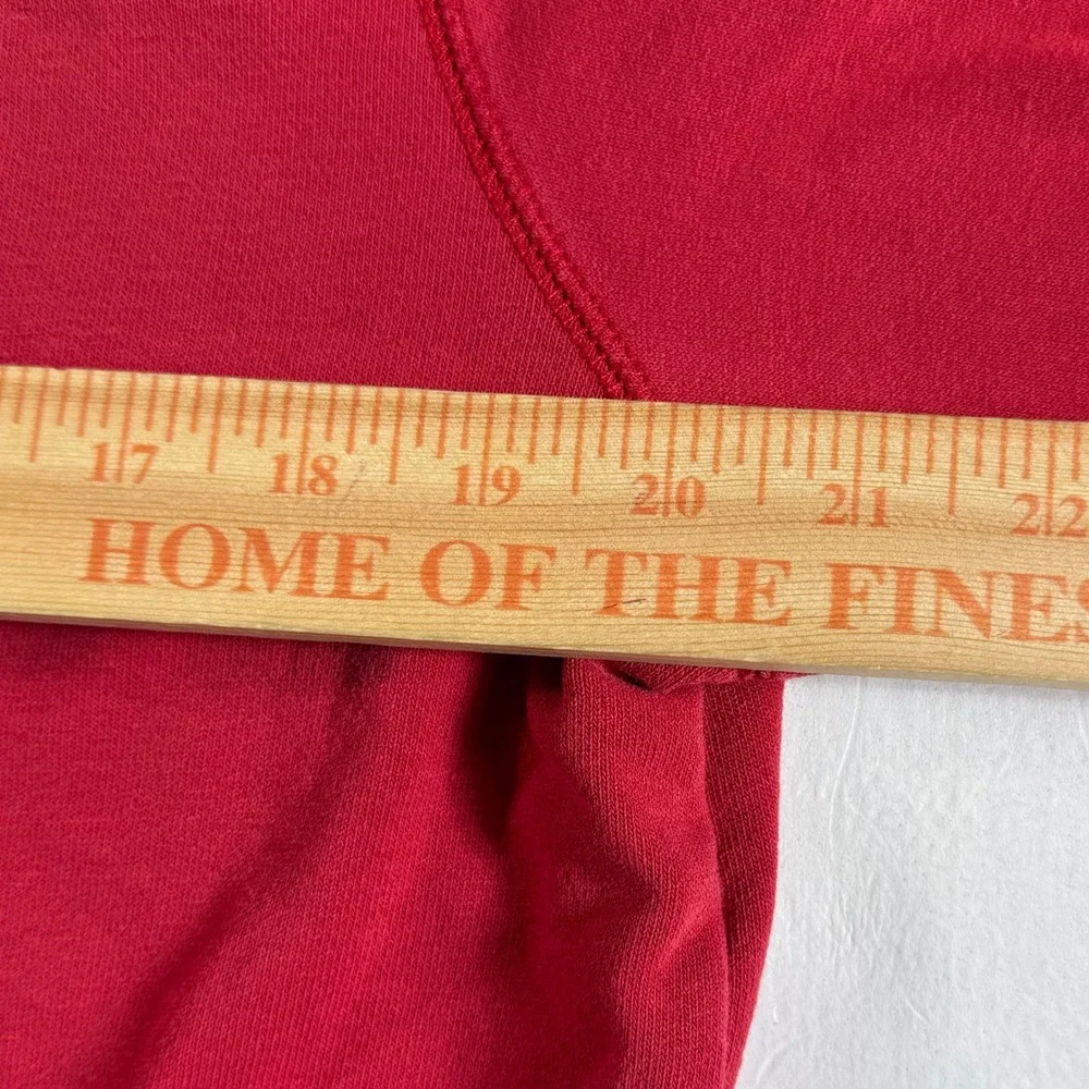 Jordan Hoodie Mens Large Center Jumpman Logo Hoodie Red Pullover Sweatshirt‎